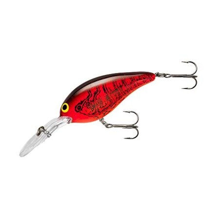 Norman Deep LittleN Crankbait, 2 12, 38 Oz, GelCoat Chili Bowl NMDLNF135